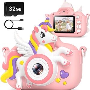 Kids Camera Toys Digital Camera Birthday Gifts for Kids Age 3-12, Selfie